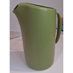 70s Avocado‎ Green Plastic  Pitcher Rubbermaid Vintage